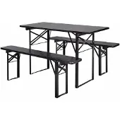 Nordal A/S Tafel-/bankstel - zwart, s/3, S