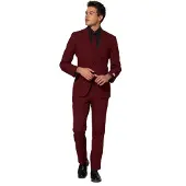 Opposuits Blazing Burgundy - Heren Pak - Bordeaux Rood - Maat 54
