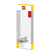 LEGO 51521 Pennendoos - Wit / Rood - Hard Stevig - Met Basisplaat