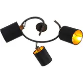 QAZQA Moderne plafondlamp zwart - Lofty