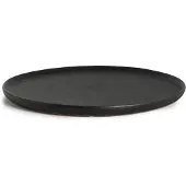 By On Raw Black bord Ø 27 cm Zwart