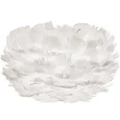 UMAGE Eos Lampenkap Wit 22 Cm - Lampenkappen Ganzenveer White - 2091