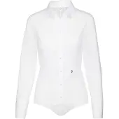 Seidensticker Shirt body zwart / wit