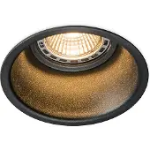 QAZQA Moderne Inbouwspot Zwart GU10 50mm - Dept