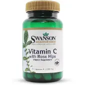 Swanson Health - Vitamine C met Rozenbottel Extract, 1000 mg - 90 Capsules