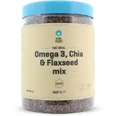 Body & Fit Omega 3, Chia- & Flaxseed Mix - Superfood - Zaden- en Pittenmix - Omega 3, Chiazaad, Lijnzaad Mix - 500 gram