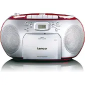 Lenco SCD-420RD - Portable FM Radio CD - Cassettespeler