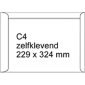 Raadhuis akte envelop - 229x324mm - C4 - wit - met plakstrip - 250 stuks - RD-303580