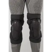 Leatt 3DF 5.0 Zip Zwarte Motocross Kniebeschermers Maat 2XL