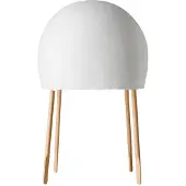 Foscarini Design tafellamp Kurage, wit / opaal, Woon-/ Eetkamer, Hout, Design, tafellamp