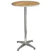 Bolero ronde statafel met essenhouten blad 60cm