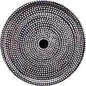 Marimekko Fokus dienblad rond zwart