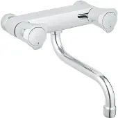GROHE Costa L wandkraan met onderuitloop chroom