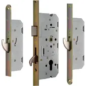 Nemef Meerpuntssluiting 4923/02 incl. Sluitkomset - Cilinderbediend - DM 55 - PC 72 - 24x1700mm - D1/2/3/4 - SKG***