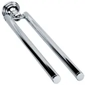 DECOR WALTHER Handdoekstang Classic Dubbel Chrome