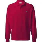Lacoste Polo Men L1312 Longsleeve Classic Fit Bordeaux-6