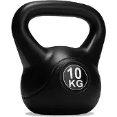 VirtuFit PVC Kettlebell - 10 kg - Zwart