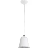 Eglo Hanglamp wit eettafel LED hanglamp keuken, wit staal, 5W 400lm warm wit, DxH 17.5x110 cm, 75111