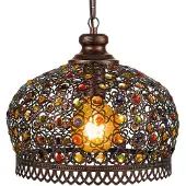 Eglo Jadida Hanglamp - E27 - Ø 33 cm - Koper/Antiek