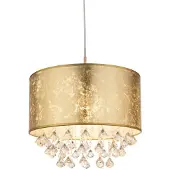 Globo Gouden hanglamp Amy met kristal