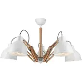 Lamkur Plafondlamp Skansen, dimbaar, hout licht, Woon-/ Eetkamer, Hout, Industrieel design, plafondlamp hout