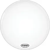 Evans EQ3 Resonant Smooth White Bass Drum Head No Port 24 Inch