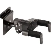 Hercules Stands HCGSP-39SB+ gitaarwandhouder, AGS Plus, kort, voor Slatwall 16 mm
