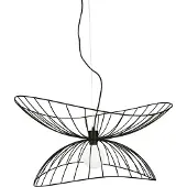 Globen Lighting Hanglamp RAY, dimbaar, zwart, Woon-/ Eetkamer, metaal, Modern, hanglamp