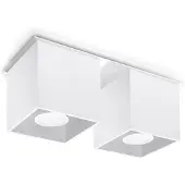 Sollux Plafondlamp QUAD 2, wit