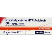 Healthypharm Koortslip Crème Aciclovir 3 Gr