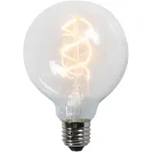 LUEDD E27 LED gedraaid filament lamp G95 helder 5W 400 lm 2200K