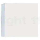 HELESTRA LED-wandlamp buiten Siri 44, dimbaar, wit / opaal, Aluminium, Modern, LED wandlamp buiten