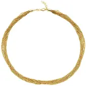 Casa Jewelry Spirelli - Collier - Goud Verguld 46cm + 3cm verlengketting