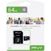 PNY MICROSDHC 64GB +ADAPT