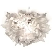 Slamp Design plafondlamp VELI, dimbaar, helder / transparant, Woon-/ Eetkamer, Kunststof, Design, plafondlamp design