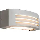QAZQA Moderne wandlamp grijs IP44 - Hurricane 1