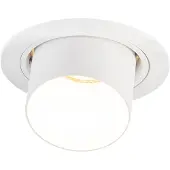 QAZQA Moderne ronde inbouwspot kantelbaar wit - Installa