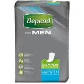 Depend Incontinentiepads For Men - 14 stuks