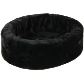 Petcomfort hondenmand bont zwart (85X73X22 CM)