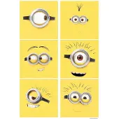 Minions Muursticker Emoticons