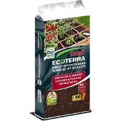 DCM 39 stuks! Potgrond groenten en kruiden Ecoterra 60 liter