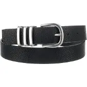 Pieces Riem zwart / zilver