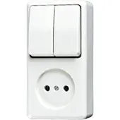 JUNG combi serieschak+wcd 645a opb creme