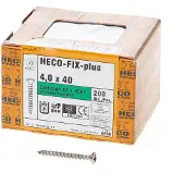 Heco Spaanplaatschroef Topix+ Lk Pozidrive RVS A2 4x25mm - 200 stuks