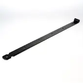 Gebr. Bodegraven GB Duimheng met vierkante gaten 42815 Zwart 800mm
