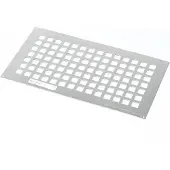 Gavo Ventilatieplaat enkel rij aluminium 25 x 45cm