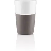 Eva Solo Coffee Latte Mok 2 Stk 360 Ml Grijs - Koffiekopjes Porselein Grey - 501022