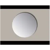 Sanicare Q-mirrors spiegel rond 100 cm. zonder omlijsting / PP geslepen