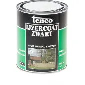 Tenco Ijzercoat zwart 1l verf/beits