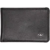 Golden Head Leer portemonnee Polo Minischeintasche 1193 Schwarz zwart